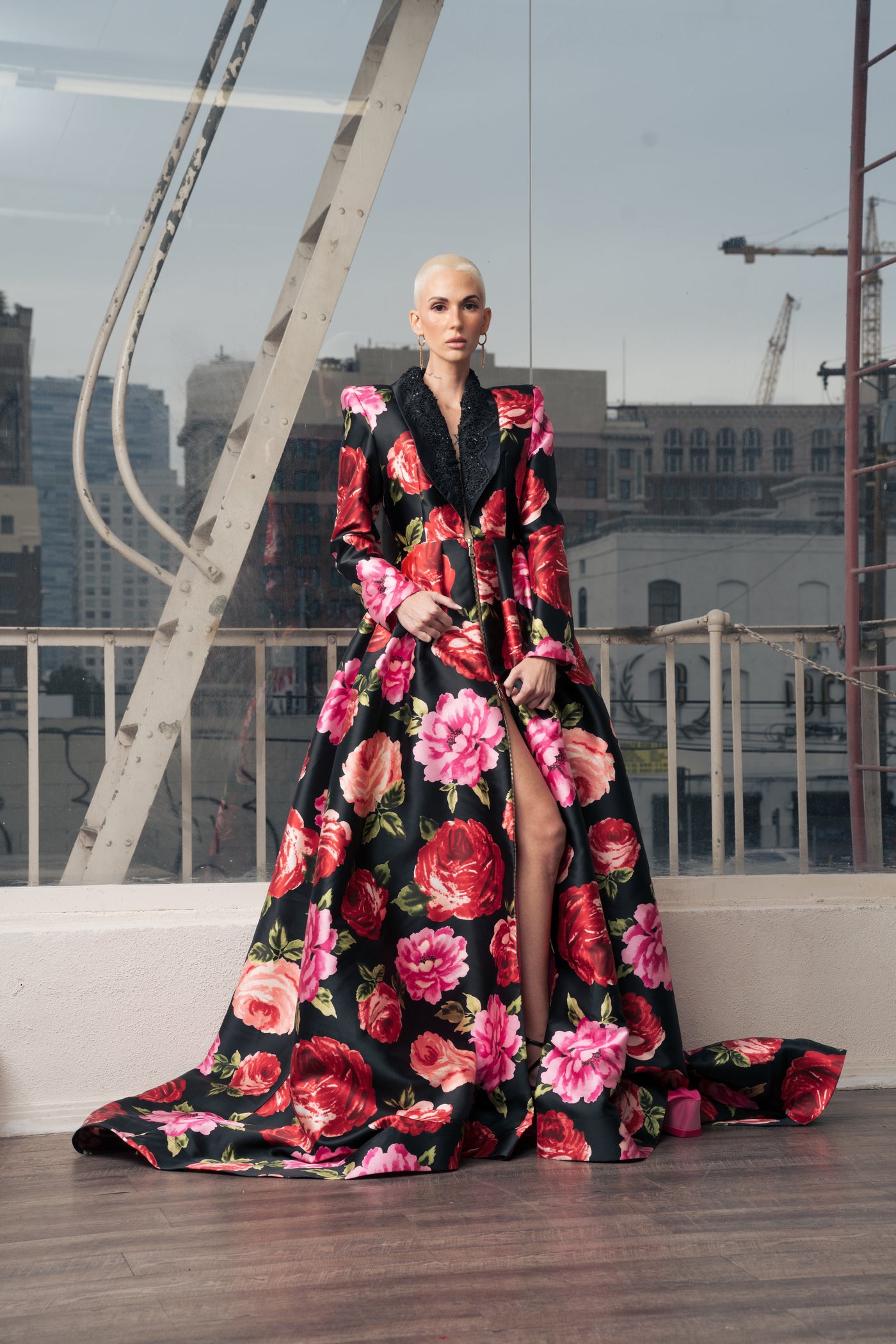 Meadow gown, full length, front view